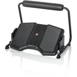 HJH Office Fußstütze PODI F Kunststoff Schwarz ergonomische Fußablage höhenverstellbar & neigbar, inkl. Beinablage, 830111