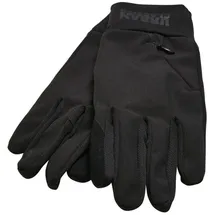 URBAN CLASSICS Logo Cuff Performance Gloves Schwarz S/M