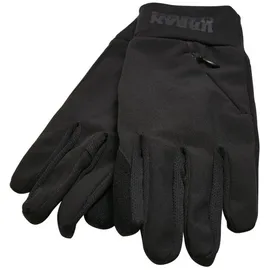 URBAN CLASSICS Logo Cuff Performance Gloves Schwarz S/M