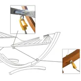 Sicherung für alle unsere Hängemattengestelle bis 375cm von AS-S