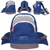 DEPESCHE 12042 Dino World Rucksack Hai blau - Blau