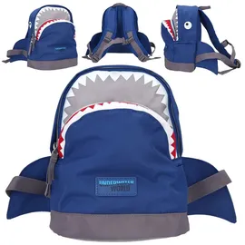 DEPESCHE 12042 Dino World Rucksack Hai blau - Blau