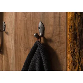 MASSIVMOEBEL24.DE Wandgarderobe 56 x 27 x 150 cm Natur