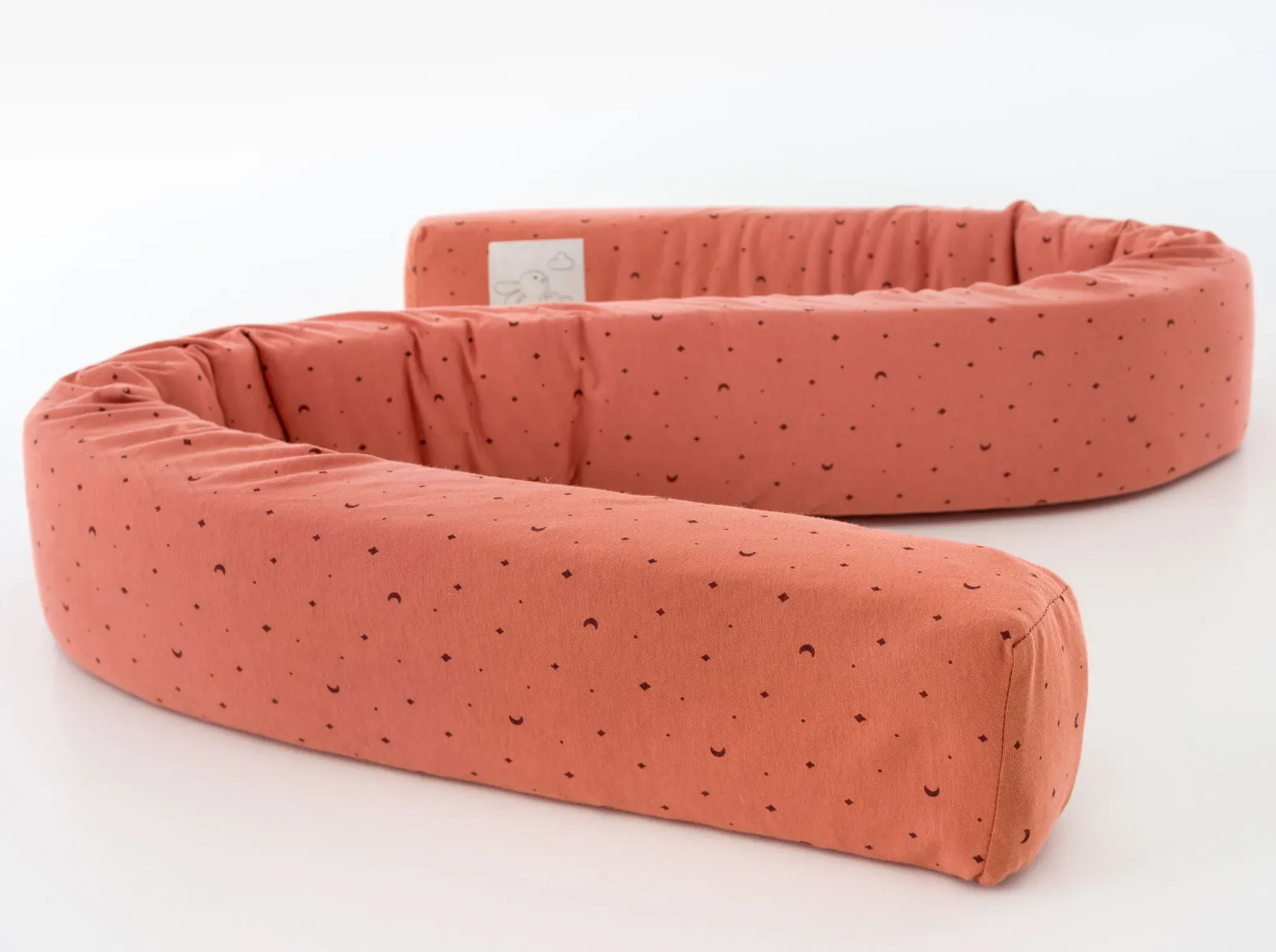 Bettrolle TRÄUMELAND, braun, B:12cm H:12cm L:200cm, Bezug: 100% Baumwolle. Füllung: 100% Polyester, Bettwarenzubehör