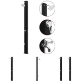 The Living Store Solardusche mit Duschkopf und Wasserhahn 35 l Schwarz - Pool- & Whirlpool-Zubehör