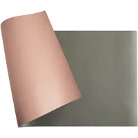 Exacompta Schreibunterlage Home Office, aus zweifarbigem Kunstleder (Polyurethan), weich und widerstandsfähig, 35 x 60 cm, grau