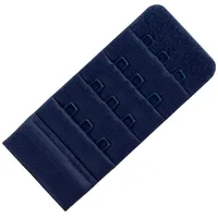 Miss Perfect BH-Verlängerung W2G50500-38, mit 1, 2, 3 oder 4 Haken und softer Plüschrückseite blau 3 Haken 4,5 cm Breite