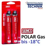 Senco 2x Gaskartuschen Polar Gas für Senco Paslode Tjep Makita Hitachi BeA 165mm 80ml