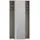 Forte Schwebetürenschrank Fittio 120,1 x 235 x 61,2 cm Weiß