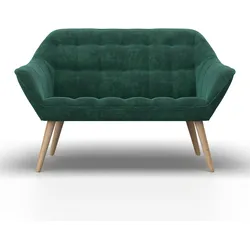 Sofa Monique Webstoff Grün