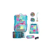 Scout Neo Safety Light Schulranzen-Set 5 tlg. Happy Rainbow