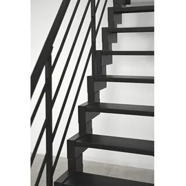 Minka Raumspartreppe Modulario Mini 36 - 300 cm Stahl Schwarz