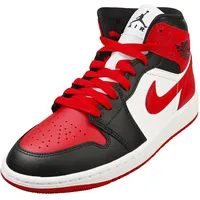 Nike Air Jordan 1 Mid Black/White/Gym Red 40