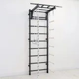 JEFlex Verstärkte Sprossenwand ClimbMaxx M8 - schwarz - Schwarz