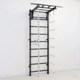 JEFlex Verstärkte Sprossenwand ClimbMaxx M8 - schwarz - Schwarz