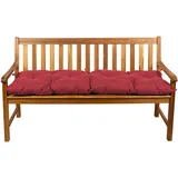 Gutekissen® Bankauflage Stuhlkissen Hollywoodschaukel Garten LS (130x60, Rot)
