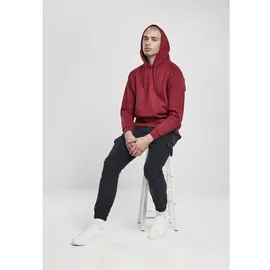 URBAN CLASSICS Blank Hoody – Rot - L