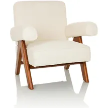 hjh living Loungesessel Weiß