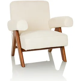 hjh living Loungesessel Weiß