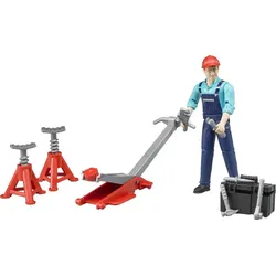Bruder, Figurenset Werkstatt 62100, Bworld, 10,7x8x17 cm, 62100