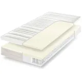 Dreamer eXpress 7-Zonen-Latex-Tonnentaschenfederkernmatraze Senso 3 ¦ weiß ¦ Maße (cm): B: 100 H: 24