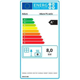 ADURO Pelletofen Aduro P1.4 | weiß | WiFi | 8 kW