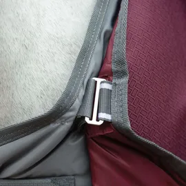 Weatherbeeta Comfitec Plus Dynamic II Detach-A-Neck Medium/Lite 100g - maroon/grey/white, 95