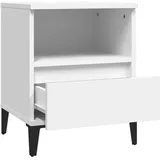 vidaXL Nachtschrank 40 x 35 x 50 cm Weiß