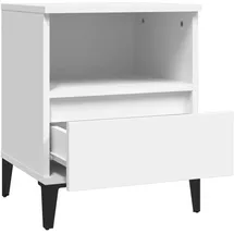 vidaXL Nachtschrank 40 x 35 x 50 cm Weiß