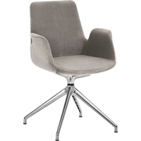 Mayer Sitzmöbel Bürostuhl »Sessel myHELIOS«, Polyester-Feinstruktur weich, grau