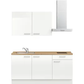 Nobilia Küchenzeile Flash I 180 cm weiß