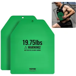 VEVOR Gewichtswestenplatten Krafttraining Lauftraining 8,9kgx2 Gewichtsplatten