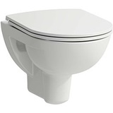 Laufen Pro Wand-Tiefspül-WC Compact L: 49 B: 36 cm, spülrandlos, weiß