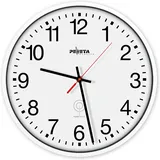 Peweta Funkwanduhr weiß Kunststoff, Ø 30,0 cm