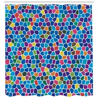 ABAKUHAUS Duschvorhang 175 x 180 cm mehrfarbig