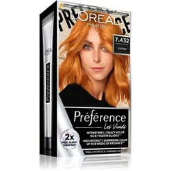 L’Oréal Paris Préférence Vivids Haarfarbe Farbton 7.432 copper 1 St.