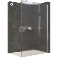 Bernstein Walk-In-Dusche 150 x 200 cm EX101 Milchglas 10 mm