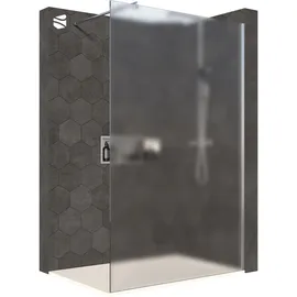 Bernstein Walk-In-Dusche 150 x 200 cm EX101 Milchglas 10 mm