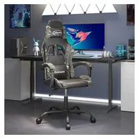vidaXL Gaming-Stuhl Schwarz Tarnfarben