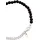KUZZOI Bead-Armband-Set Panzerkette Lava Schwarz 925 Sterling Silber silberfarben 23 cm