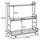 MCW MCW-Q33 Regal 105x90x38cm Weiß