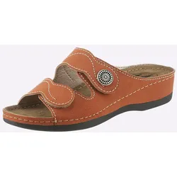 Franken-Schuhe Pantolette Franken-Schuhe camel 37