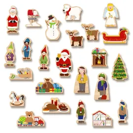 YoaMo Wichtelwerkstatt Adventskalender mit Spielkoffer 27-teilig