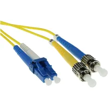 Act 30 meter LSZH Singlemode 9/125 OS2 fiber patch cable duplex with LC and ST connectors