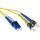 Act 30 meter LSZH Singlemode 9/125 OS2 fiber patch cable duplex with LC and ST connectors