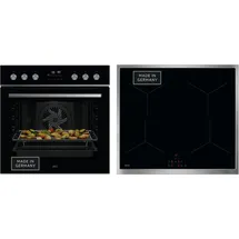 AEG Elektro-Herd-Set »HH24HSPI«, Pyrolyse-Selbstreinigung, Hob2Hood, AirFry-Funktion