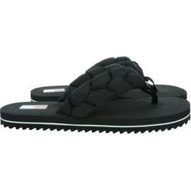Tommy Hilfiger Braided Thong Beach Sandal Schwarz 41