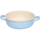 RIESS Bauernschüssel Ø18cm Pastell Blau, Emaille,