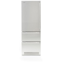Fhiaba Side by Side Kühlschrank - Freezer Classic KS7490HST, 75 cm, Edelstahl oder Black Metal