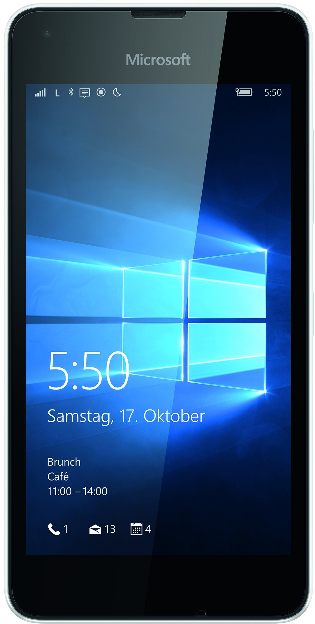 Microsoft Lumia 550 Smartphone (4,7 Zoll (11,9 cm) Touch-Display, 8 GB Speicher, Windows 10) schwarz